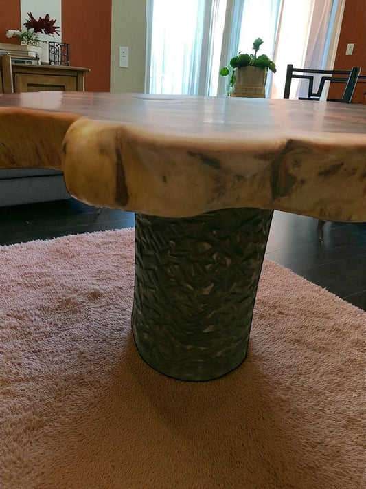 Tavolo grande in legno di acacia – 80 cm | Eleganza naturale con anima