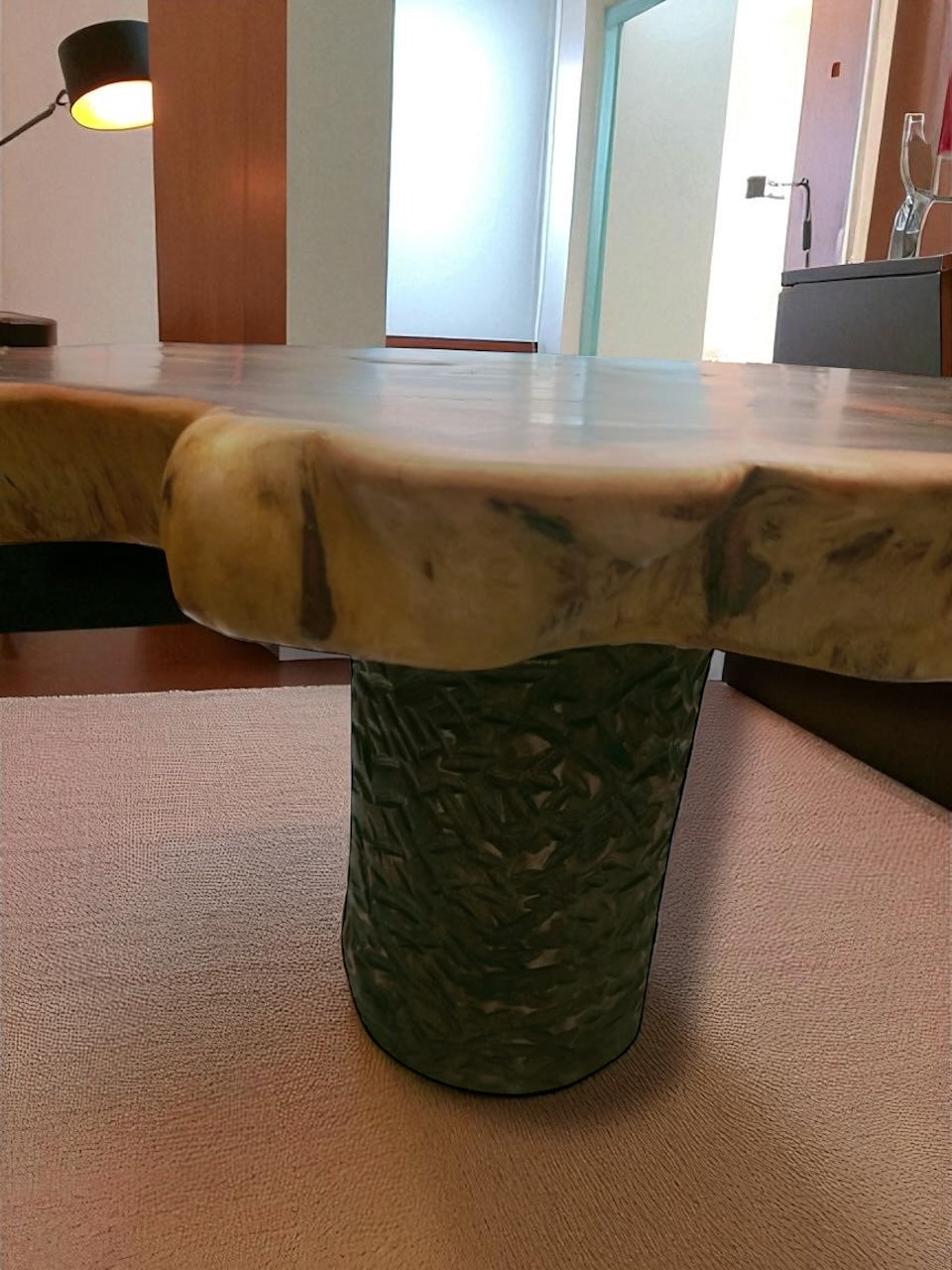 Large Acacia Wood Table β 80cm | Natural Elegance with Soul
