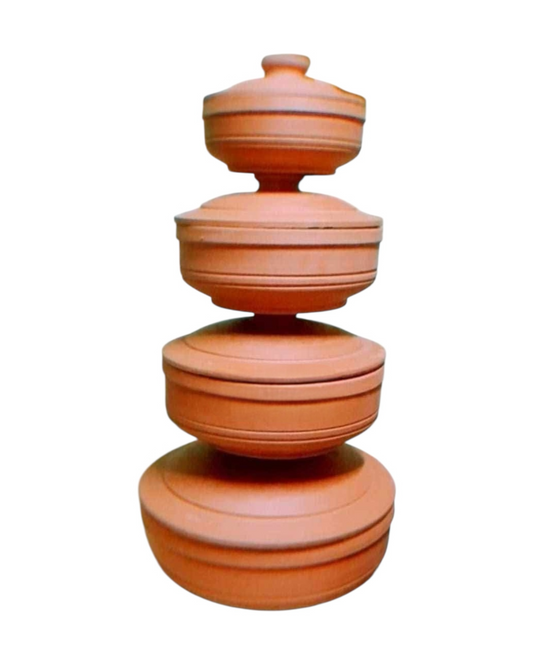 Nile Flame Quartet — Set per tajine in argilla a cottura lenta