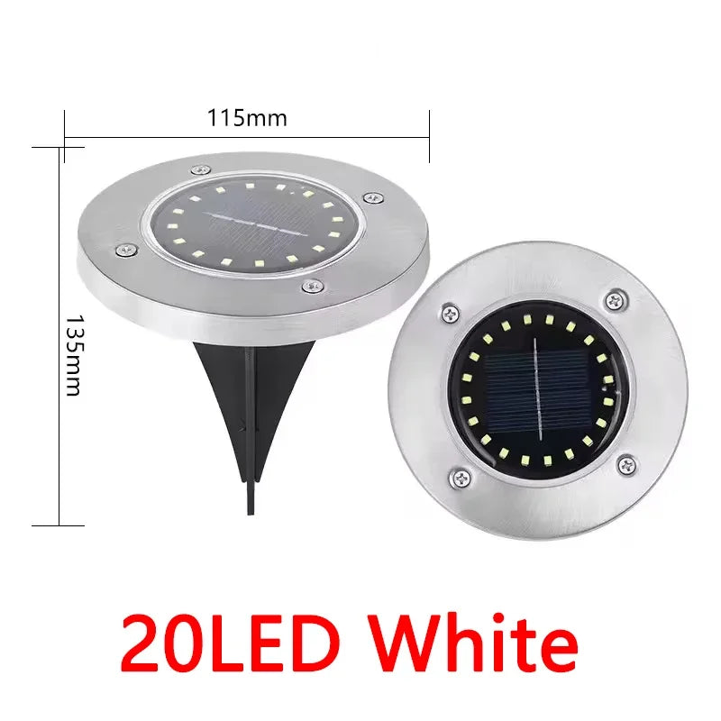 Nilora Solar Ground Lights Pro – LED Garden Pathway Lights