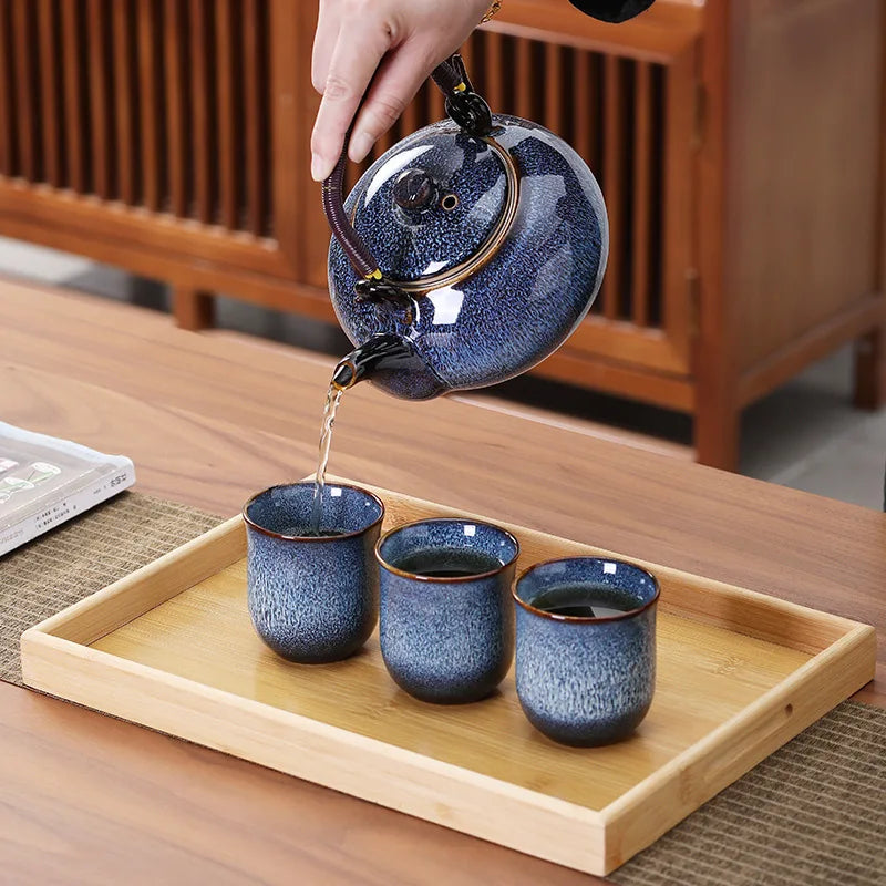 Zen ceramic teapot lifestyle