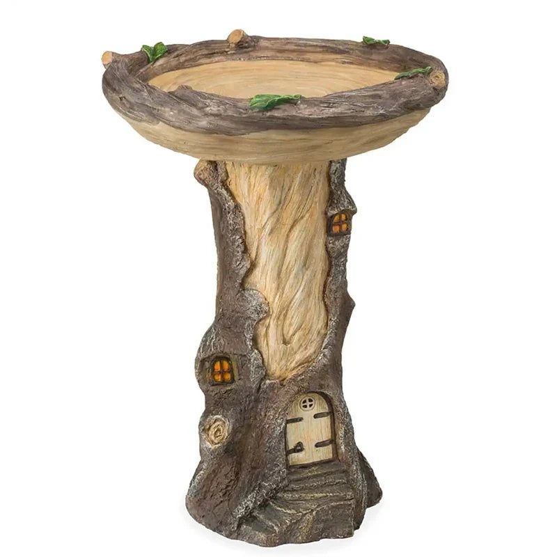Fairy Woodland Birdbath garden view