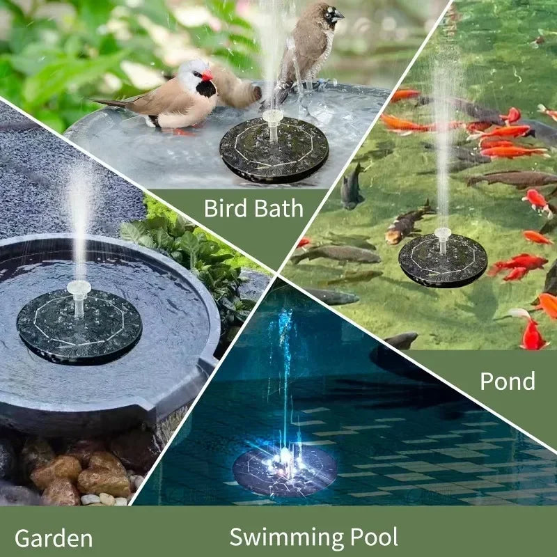 Solar ColorFlow fountain lifestyle