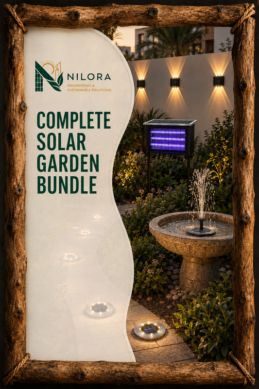 Nilora Solar Outdoor Comfort Bundle