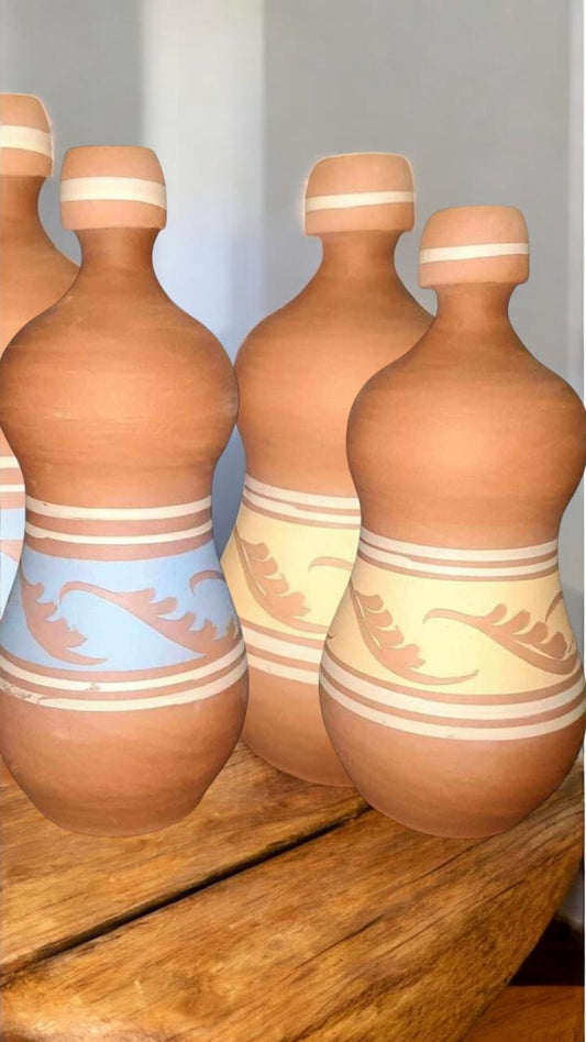 Desert Cool Duo — Bottiglie d'acqua in argilla naturale 