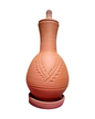 Nile Carve — Hand-Etched Pottery Water Jug