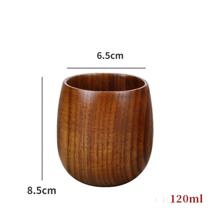 Cuencos de madera japoneses de azufaifo para niños, bebés y adultos, cuencos pequeños para sopa, cuencos de ensalada de madera maciza, vajilla retro para el hogar.