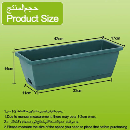Self-Watering Herb Planter Box – Set of 6