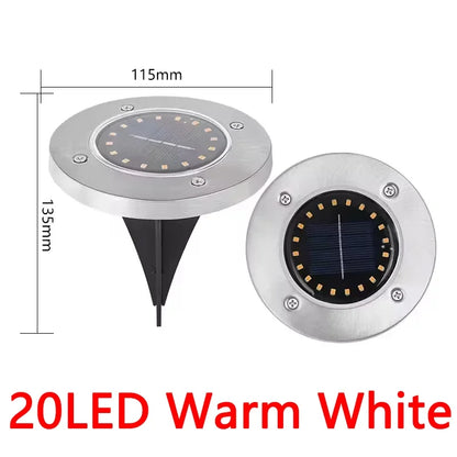 Nilora Solar Ground Lights Pro – LED Garden Pathway Lights