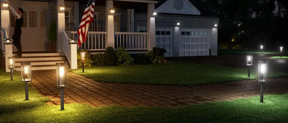 Solar Pathway Lights – Set of 8