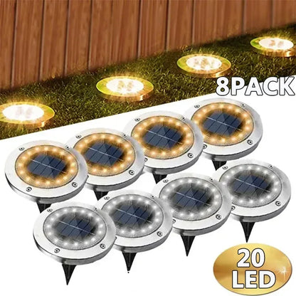 Nilora Solar Ground Lights Pro – LED Garden Pathway Lights
