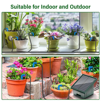 Solar Automatic Drip Irrigation System for Gardens & Balconies