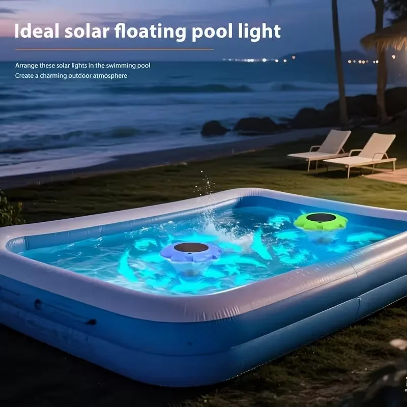 Nilora AquaGlow Solar Pool Light White
