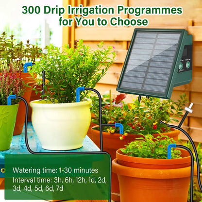 Solar Automatic Drip Irrigation System for Gardens & Balconies