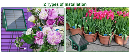 Solar Automatic Drip Irrigation System for Gardens & Balconies