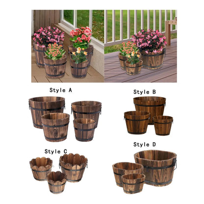 Rustic Wooden Planter
