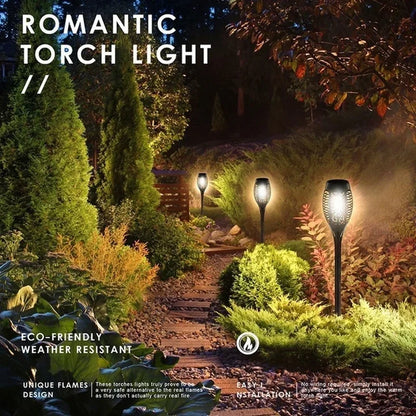 Solar Flame Torch Lights