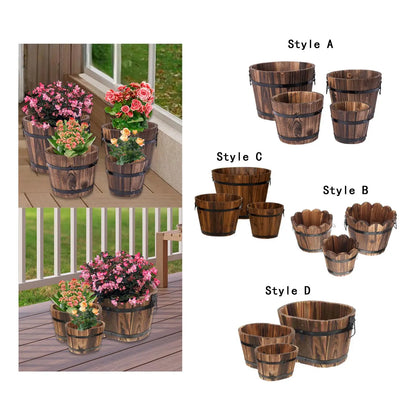 Rustic Wooden Planter