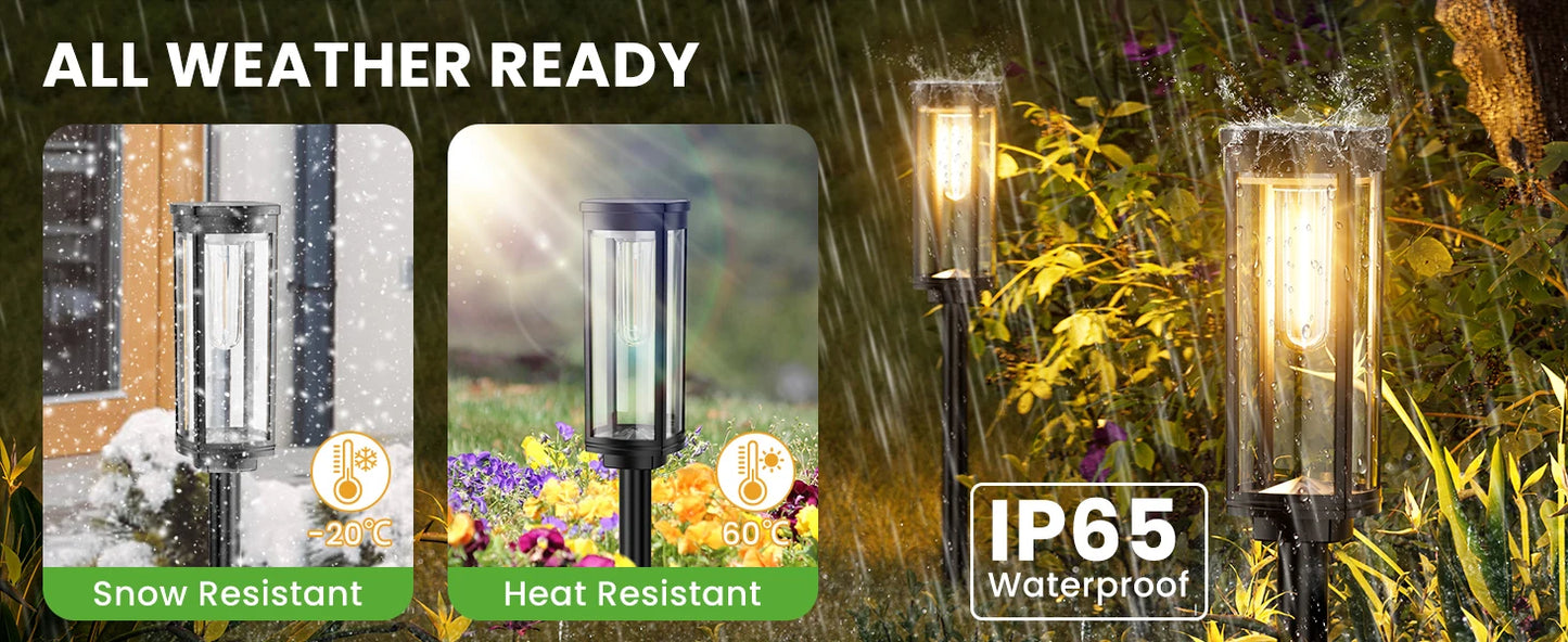 Solar Pathway Lights – Set of 8