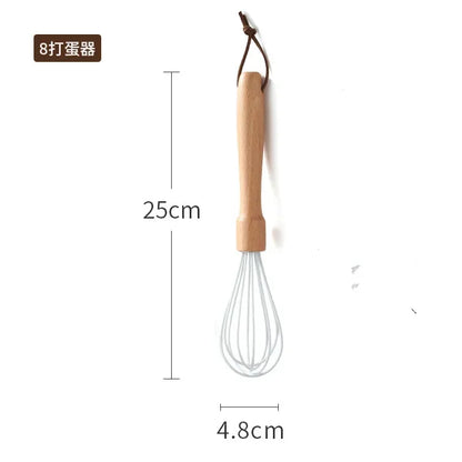 Cuchara de cocina de teca natural, espátula de madera para cocina, juego de utensilios antiadherentes con ganchos para colgar, juego de utensilios de cocina