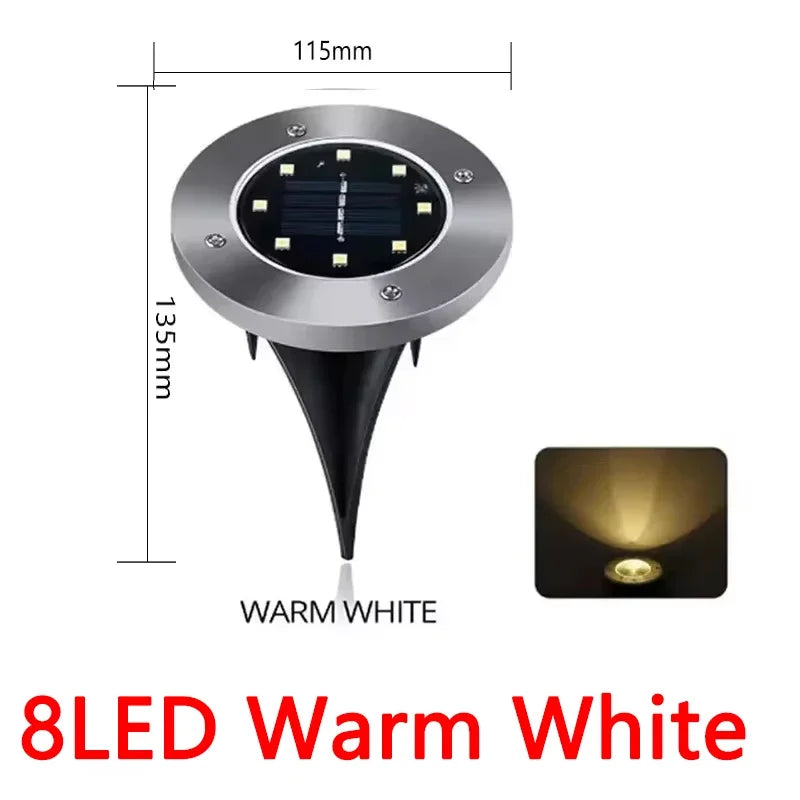 Nilora Solar Ground Lights Pro – LED Garden Pathway Lights