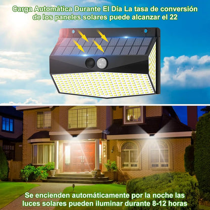Solar Motion Sensor Wall Lights – Set of 4