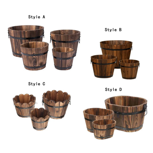 Rustic Wooden Planter