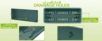 Self-Watering Herb Planter Box – Set of 6