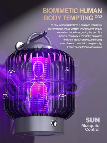 Portable Mosquito Trap Light for Outdoor Living