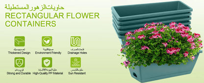 Self-Watering Herb Planter Box – Set of 6