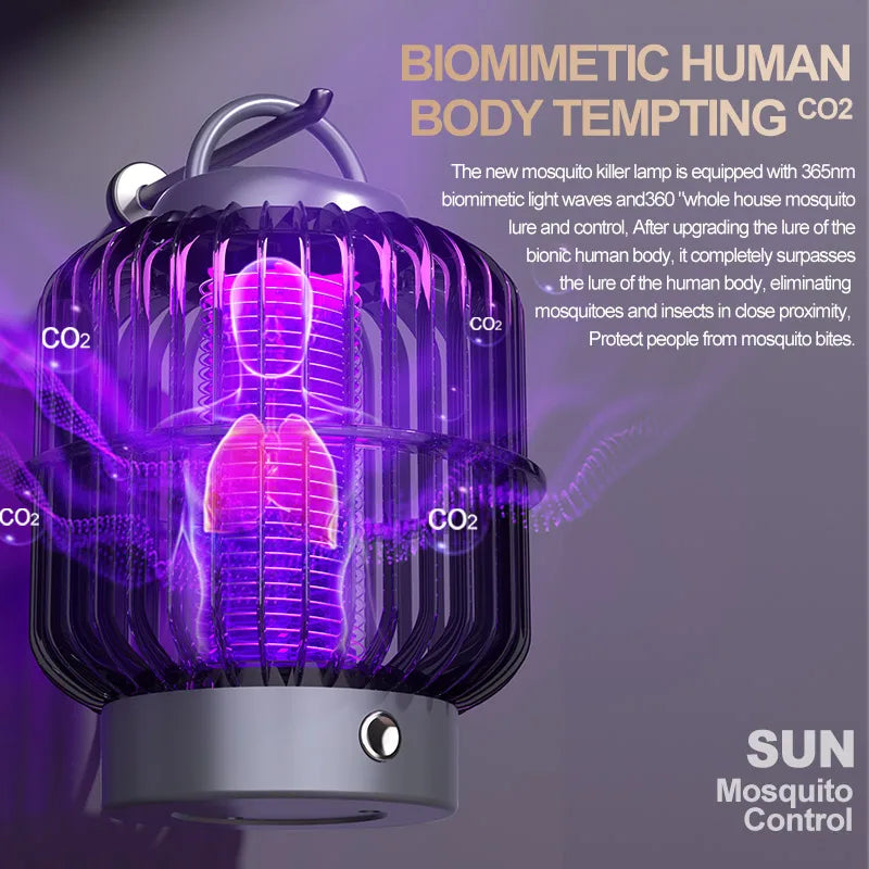 Portable Mosquito Trap Light for Outdoor Living