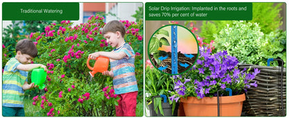 Solar Automatic Drip Irrigation System for Gardens & Balconies
