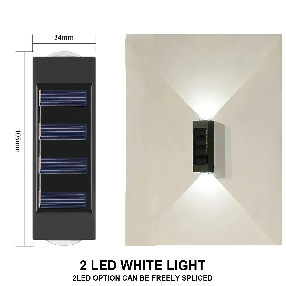 Outdoor Solar Wall Lamp