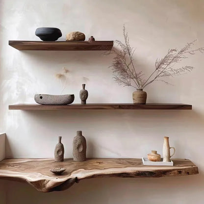 Modern Wooden Floating Shelf