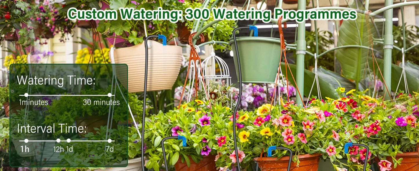 Solar Automatic Drip Irrigation System for Gardens & Balconies