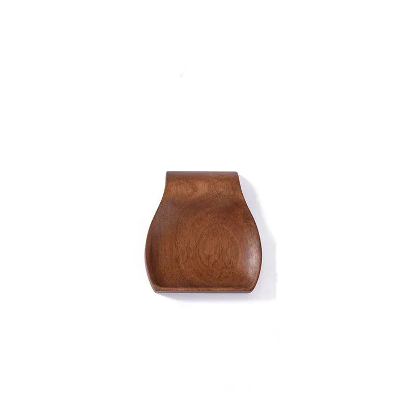 Cuchara de cocina de teca natural, espátula de madera para cocina, juego de utensilios antiadherentes con ganchos para colgar, juego de utensilios de cocina