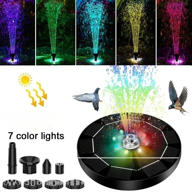 Solar ColorFlow fountain detail