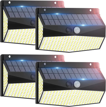 Solar Motion Sensor Wall Lights – Set of 4