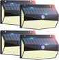 Solar Motion Sensor Wall Lights – Set of 4