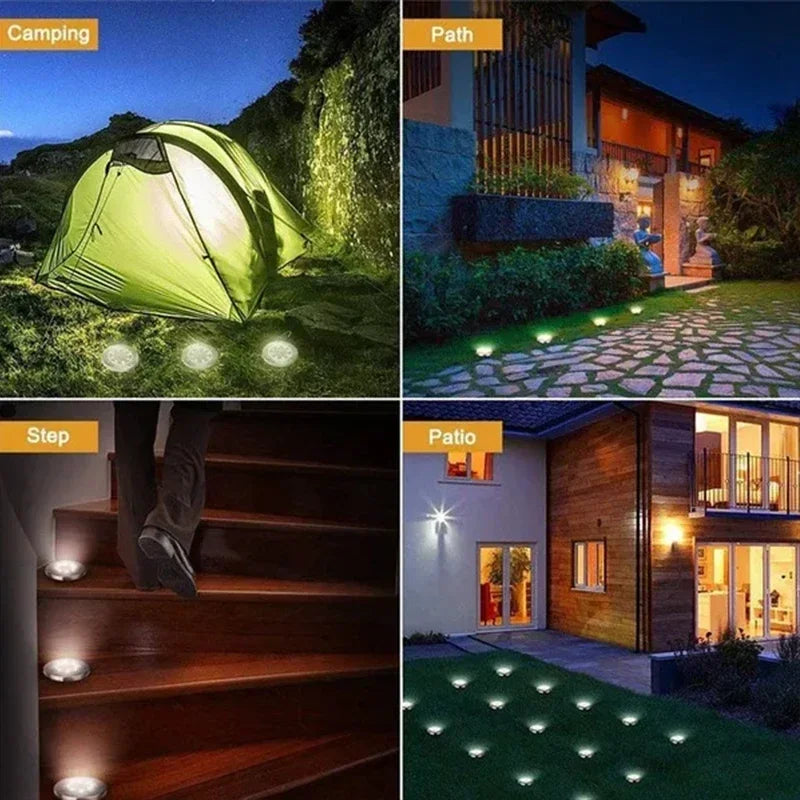 Nilora Solar Ground Lights Pro – LED Garden Pathway Lights