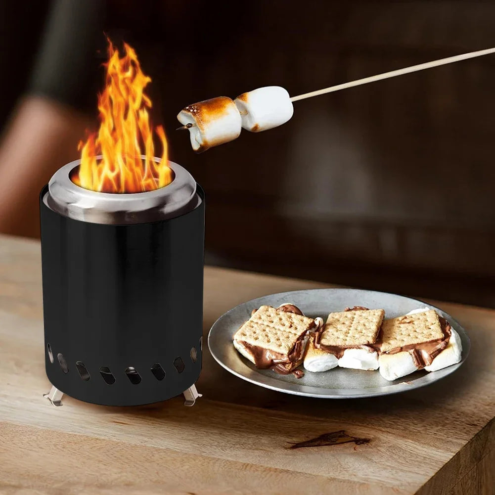 Smokeless Tabletop Fire Pi