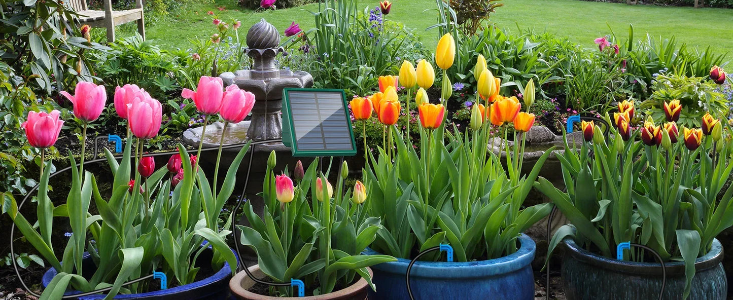 Solar Automatic Drip Irrigation System for Gardens & Balconies