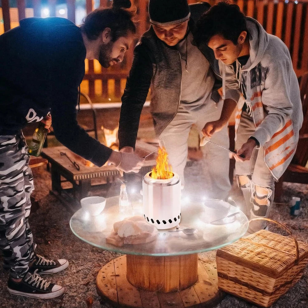 Smokeless Tabletop Fire Pi