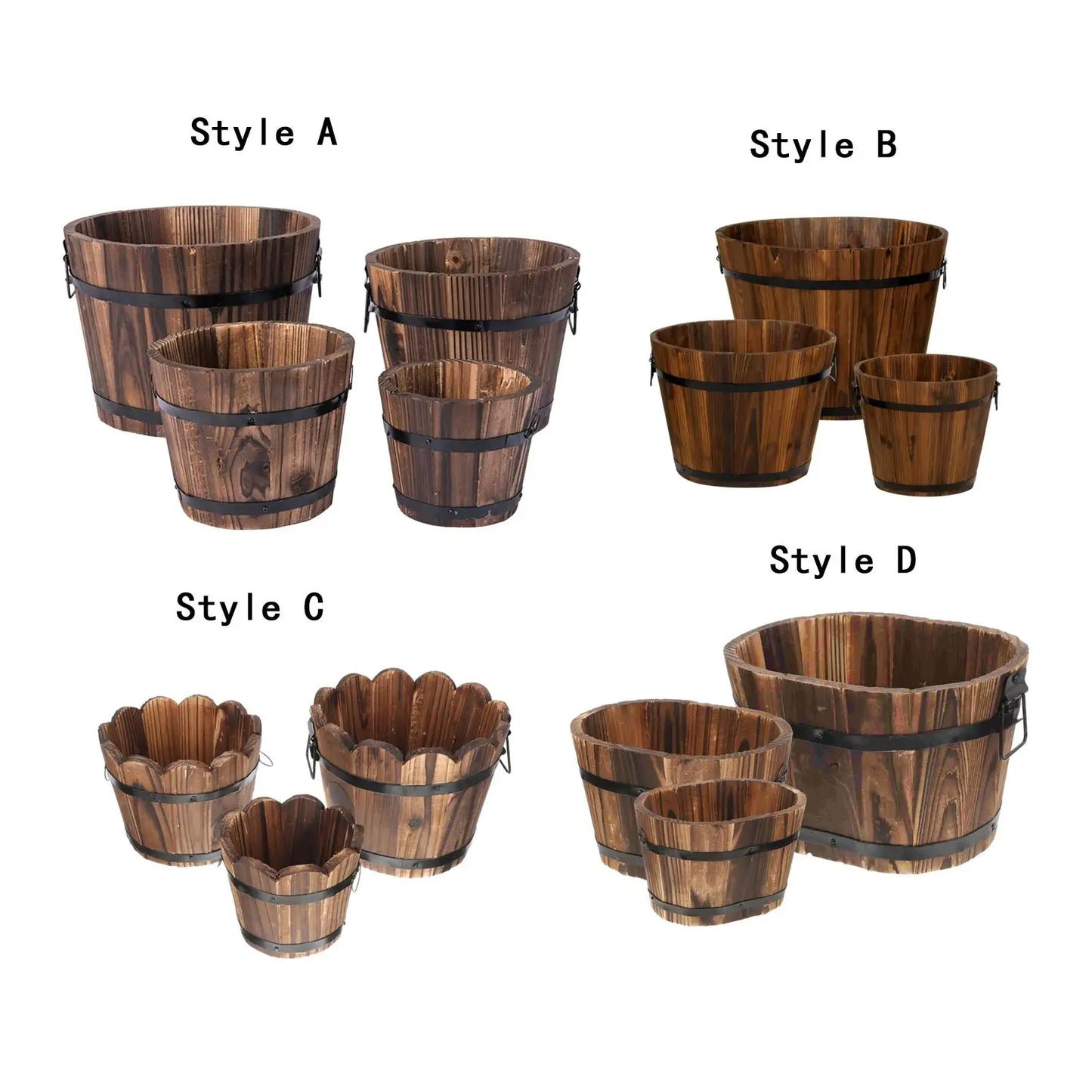 Rustic Wooden Planter