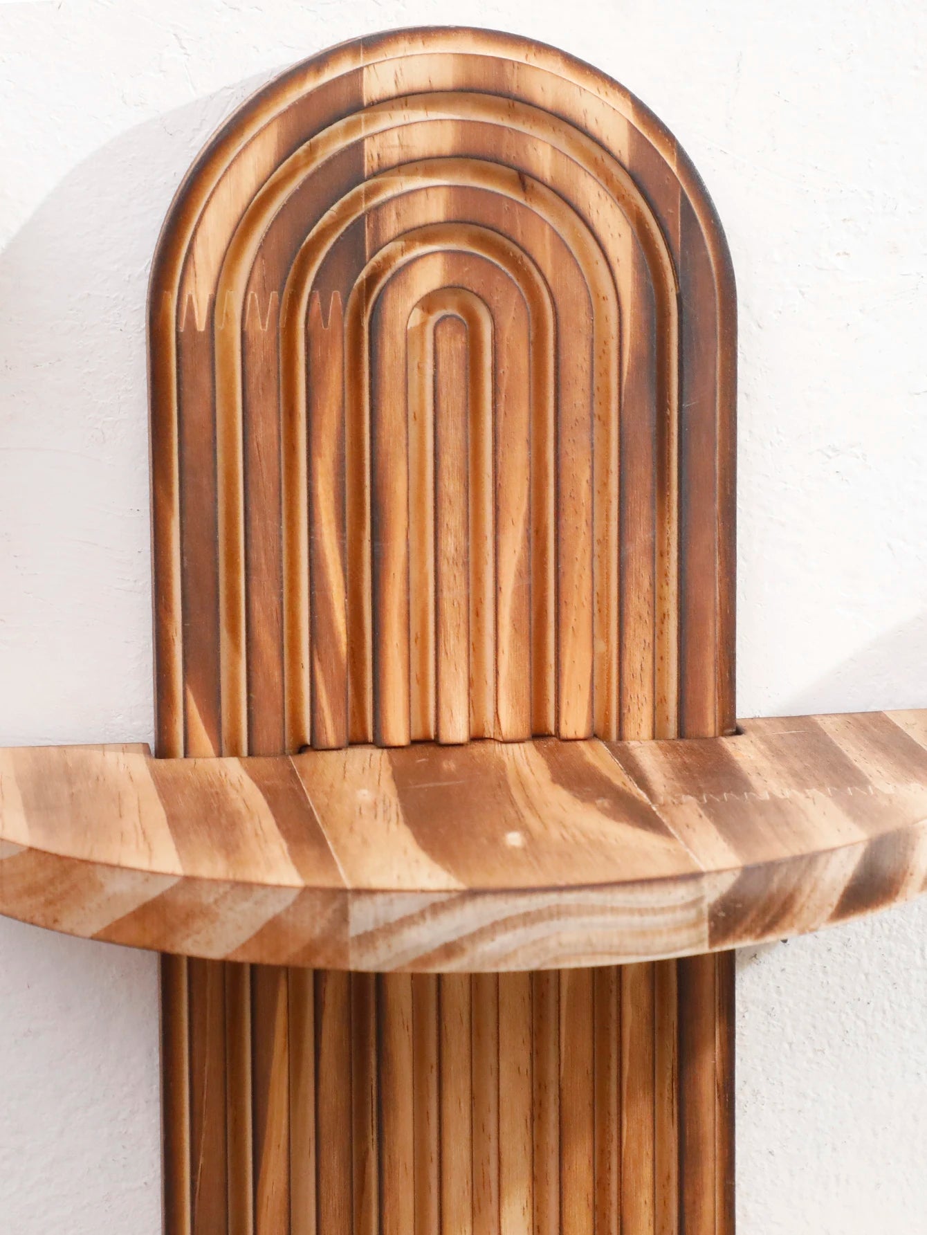 Rustic Wooden Wall Shelves