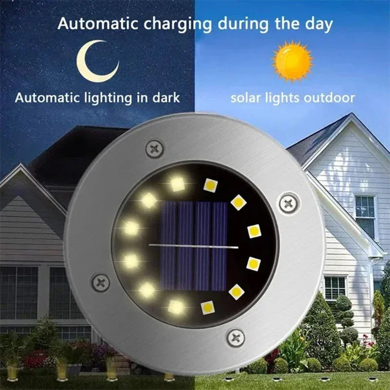 Nilora Solar Ground Lights Pro – LED Garden Pathway Lights