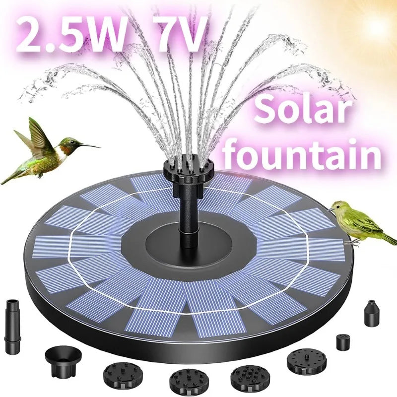 Solar Garden Fountain Pump feature view