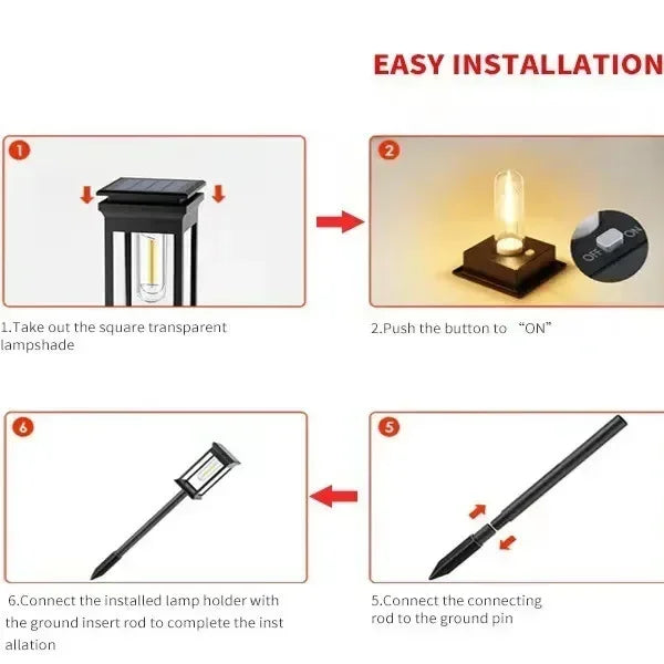 Automatic Solar Path Lights