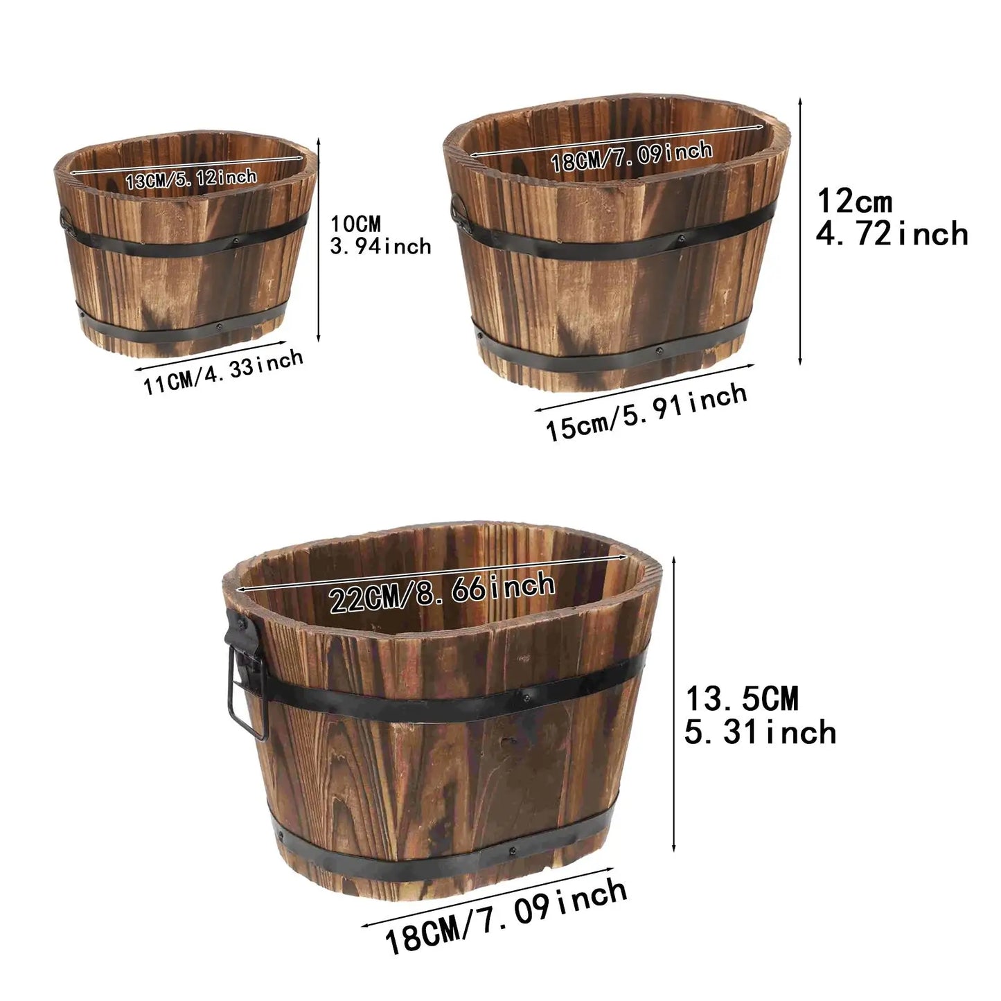 Rustic Wooden Planter