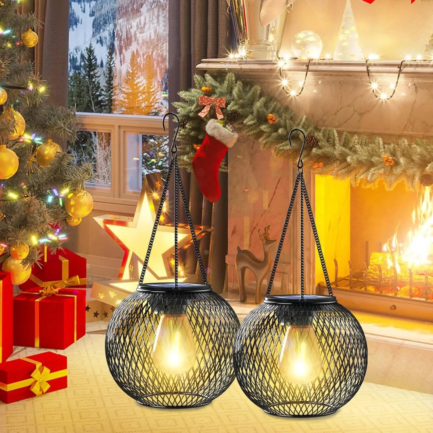 Hanging Solar Garden Lantern